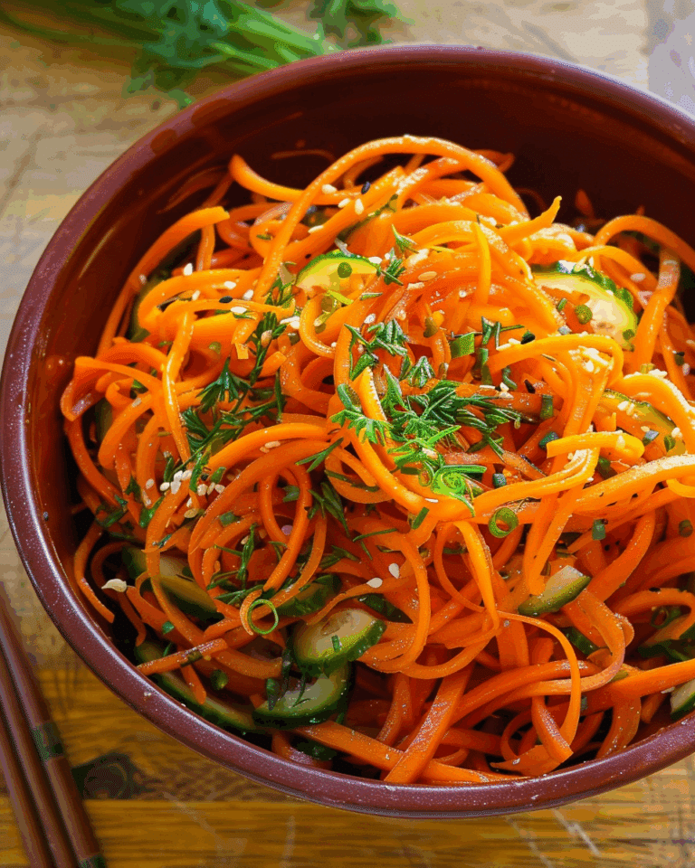 crisp and refreshing cucumber carrot salad