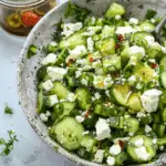 Smashed Cucumber Salad with Feta and Dill