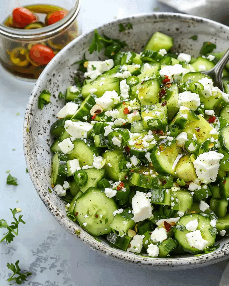 Smashed Cucumber Salad with Feta and Dill