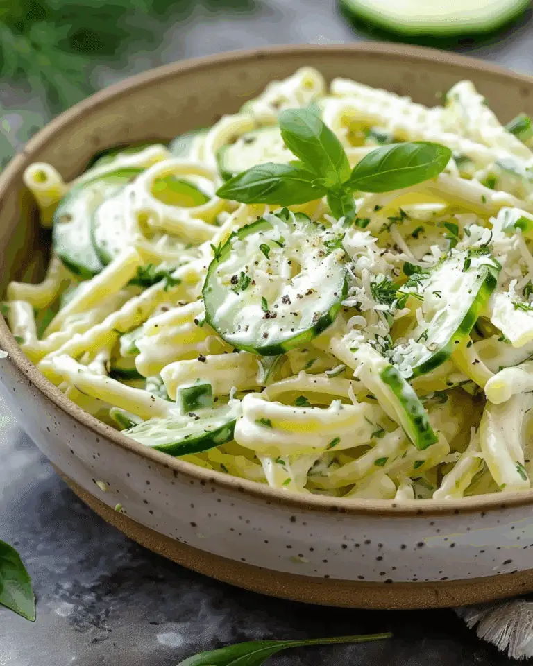 Refreshing Cucumber Pasta Salad