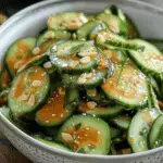 Spicy Cucumber Salad with Creamy Peanut Dressing