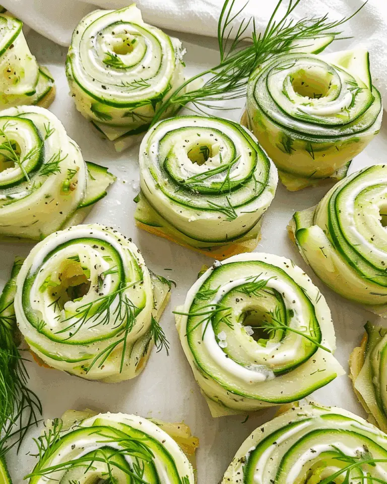Cucumber and Dill Pinwheels