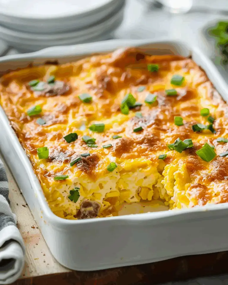 Cottage Cheese Egg Bake Casserole