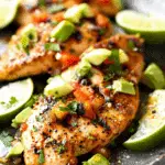 Fiesta Lime Chicken with Avocado Salsa