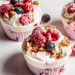 Frozen Yogurt Granola Cups