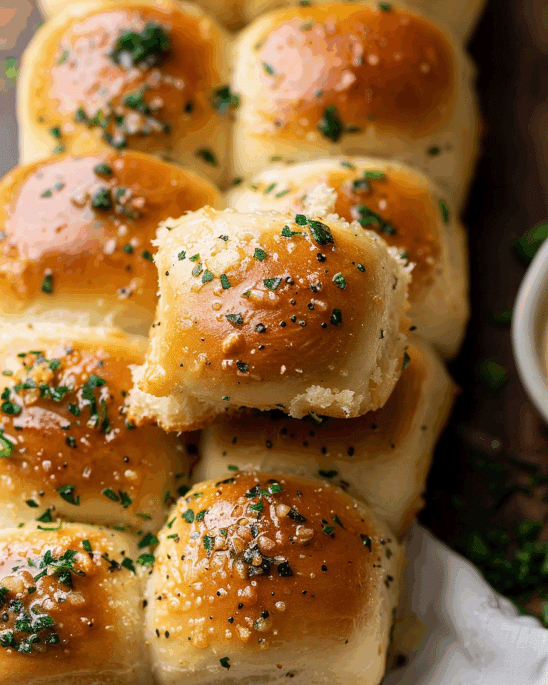 soft and savory garlic bread rolls