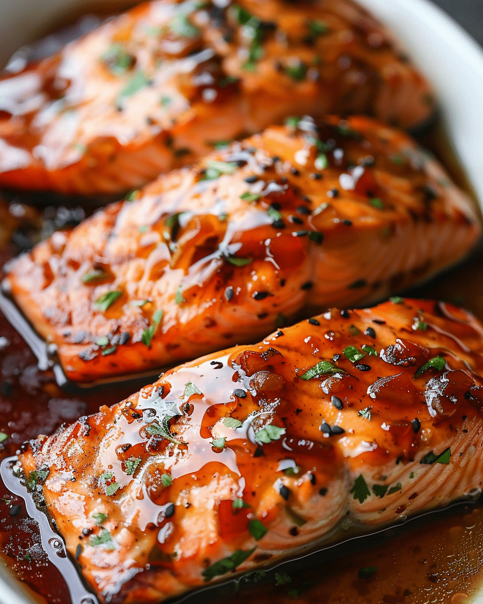 Glazed Salmon with Sweet Soy-Garlic Glaze