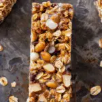 No-Bake Granola Bars with Chocolate Chips and Marshmallows