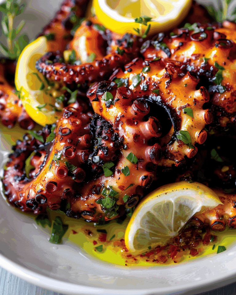 Juicy Grilled Octopus