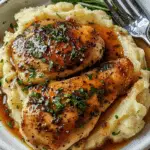 Garlic Herb Chicken with Mashed Potatoes