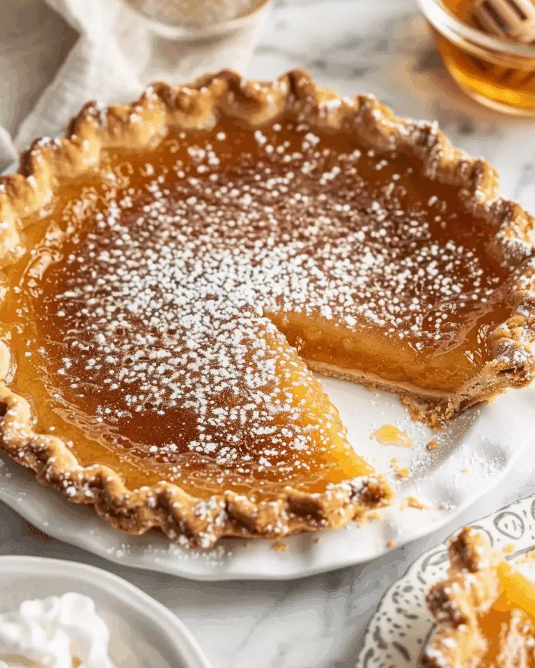 Salted Honey Pie