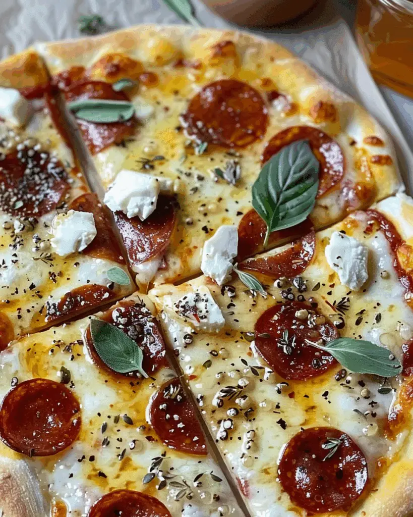 Hot Honey Ricotta Pizza