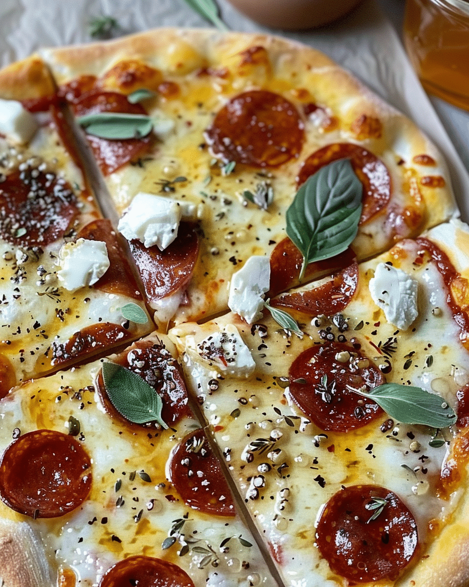 Hot Honey Ricotta Pizza