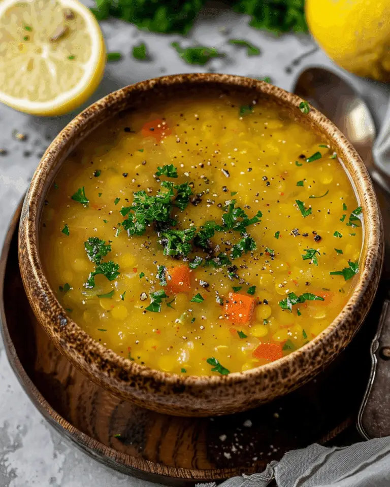 Lemon Lentil Soup
