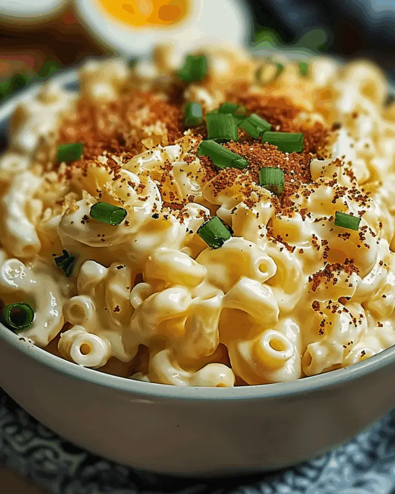 Deviled Egg Macaroni Salad
