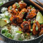 Spicy Maple Chicken & Coconut Rice