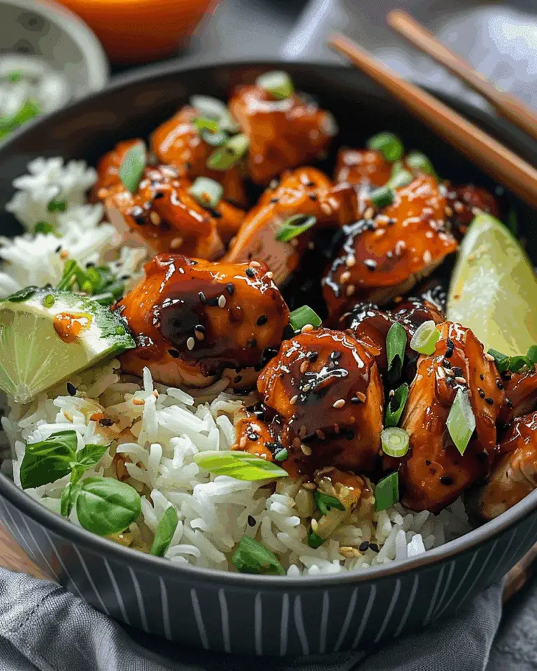 Spicy Maple Chicken & Coconut Rice