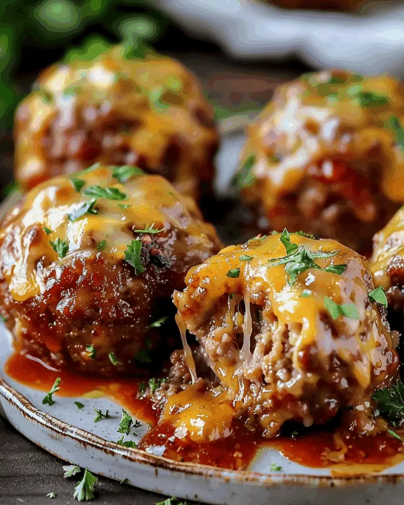 Cheesy Meatloaf Bites