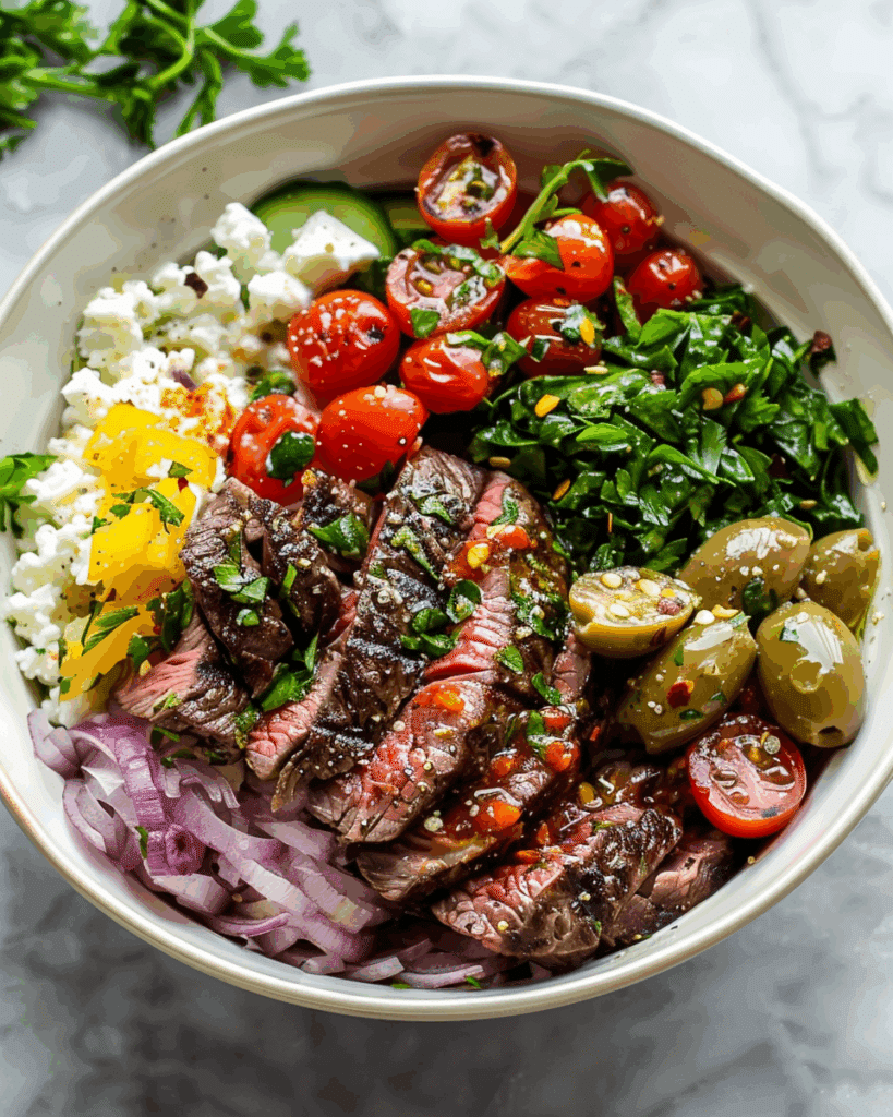 Mediterranean Steak Bowl