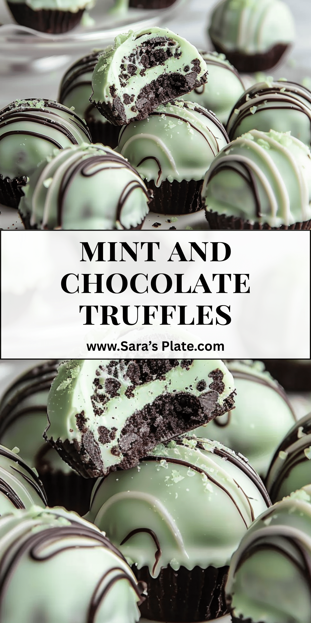 Mint Oreo Truffles | Sara's Plate