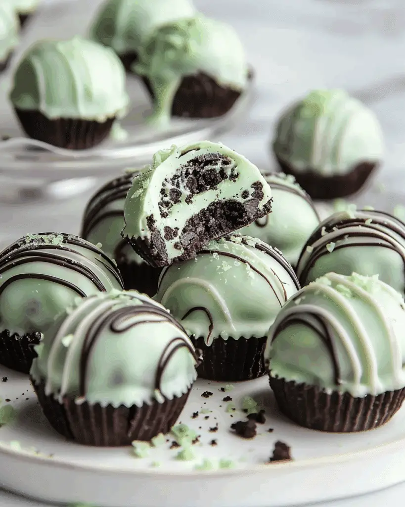 Mint Oreo Truffles