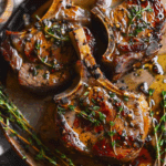 Lamb Chops with Mustard-Thyme Sauce