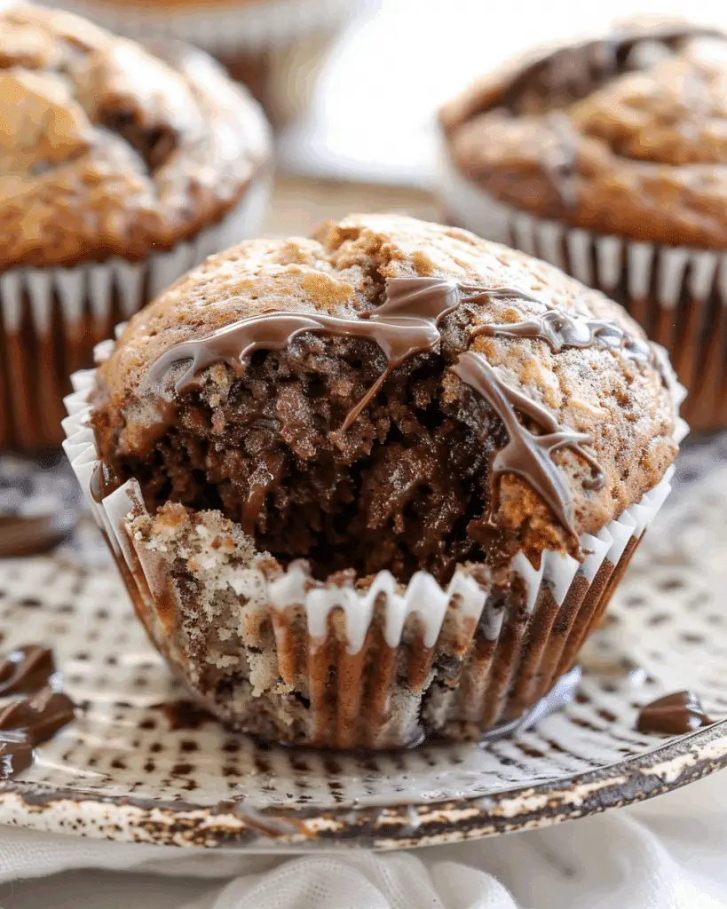 Nutella Banana Muffins