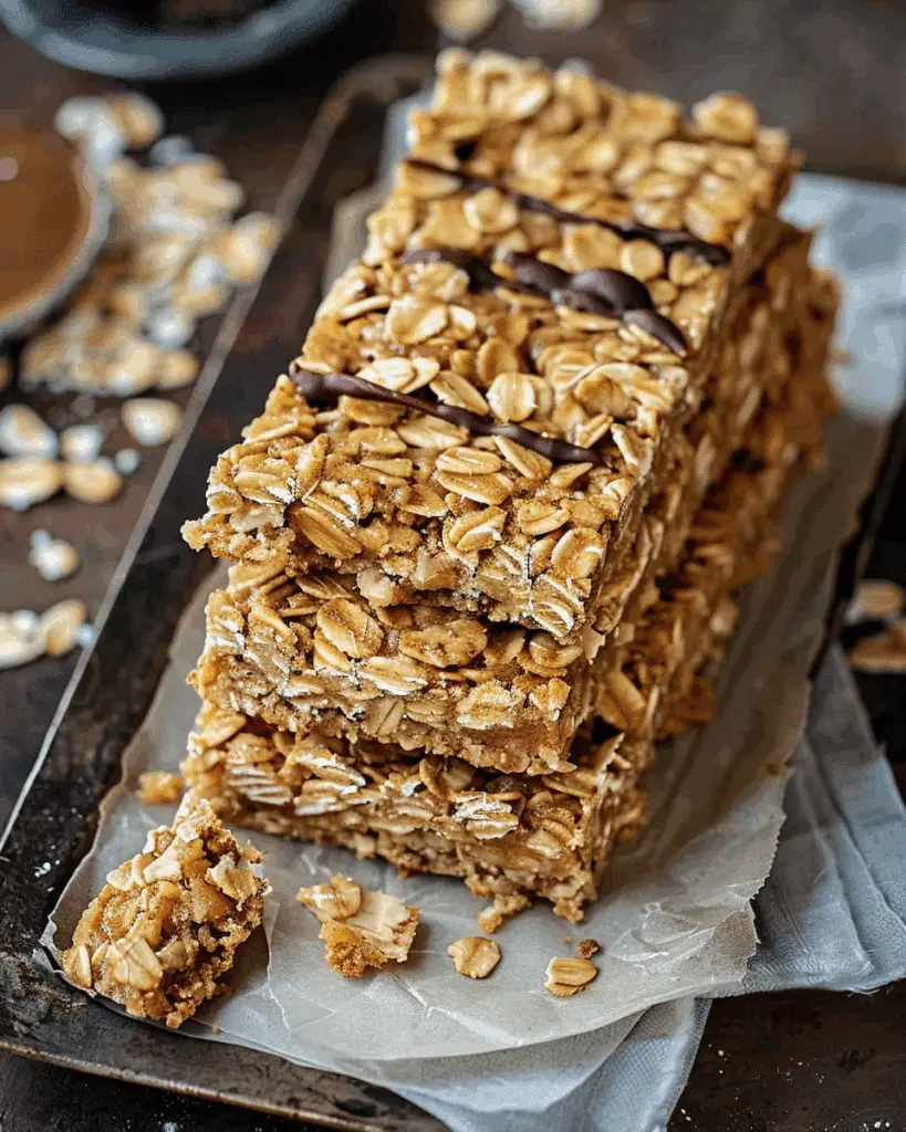 Banana Peanut Butter Oatmeal Bars