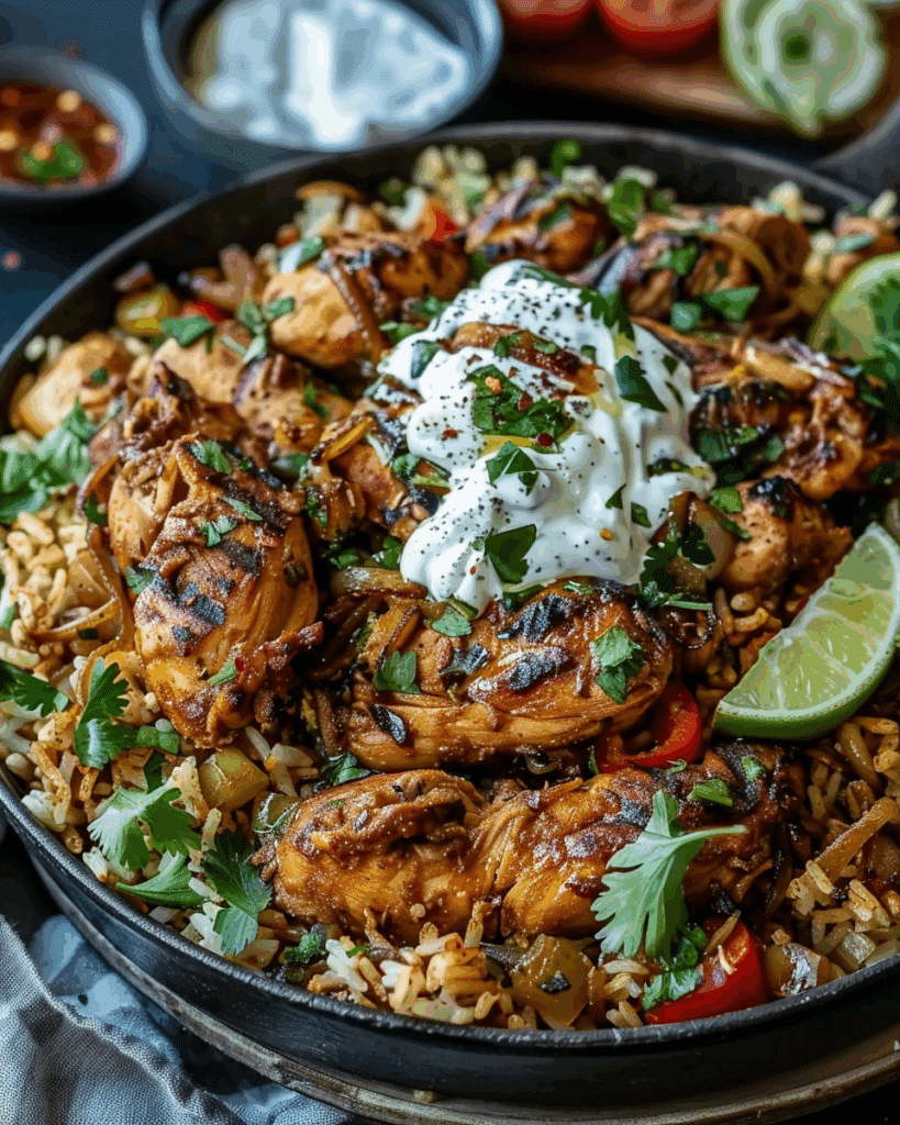 One-Pot Shawarma Chicken and Rice