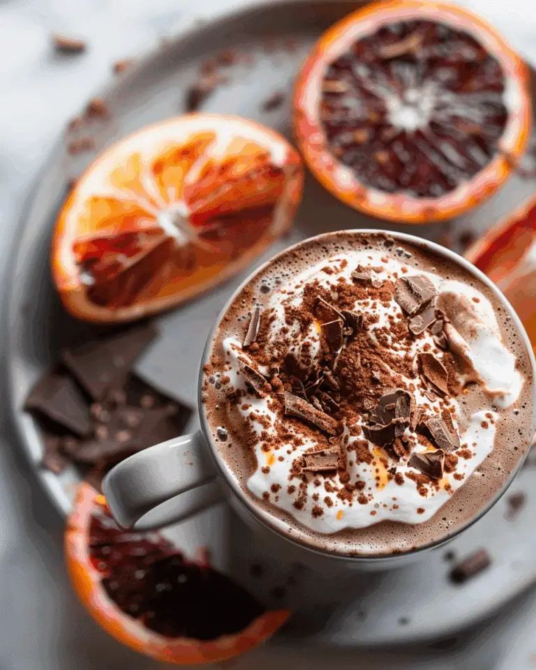 Orange Hot Chocolate