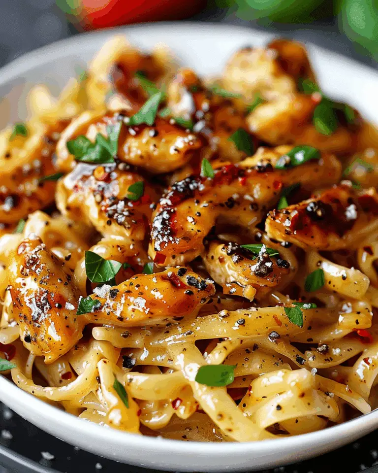 Honey Pepper Chicken Pasta