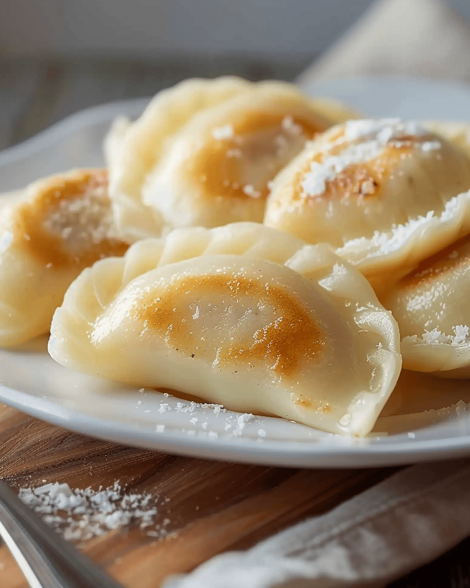 Gluten-Free Perogies with Creamy Cottage Cheese Dough
