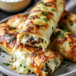 Keto Philly Cheesesteak Rolls
