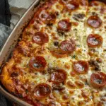 High-Protein Cottage Cheese Pepperoni Bake (Low-Carb & Delicious!)