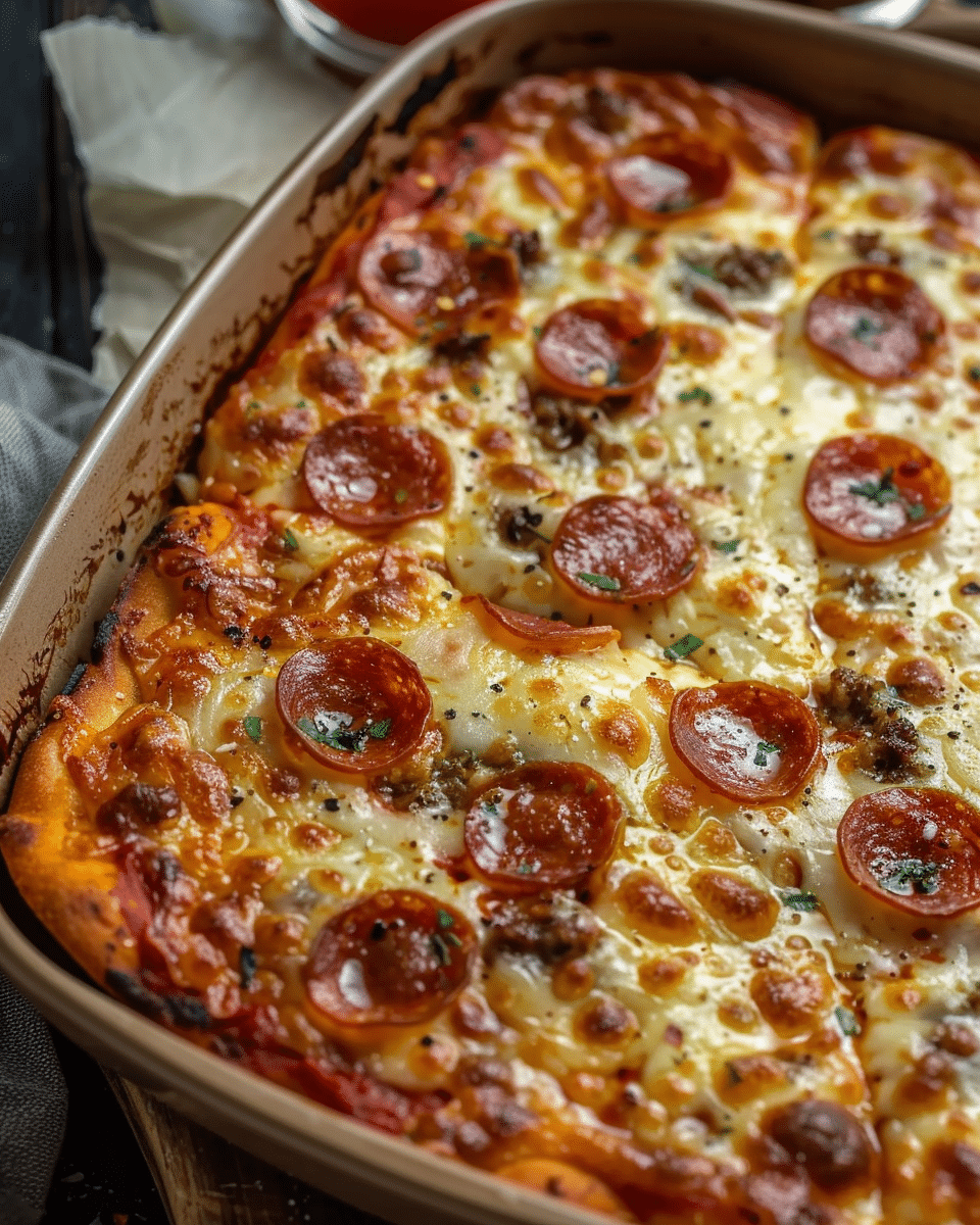 High-Protein Cottage Cheese Pepperoni Bake (Low-Carb & Delicious!)