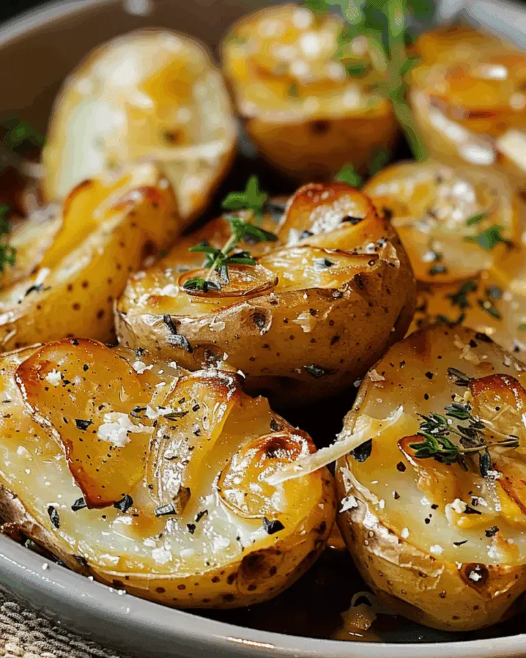 Slow Cooker Onion Soup Potatoes