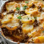 Casserole with Ground Beef & Potatoes