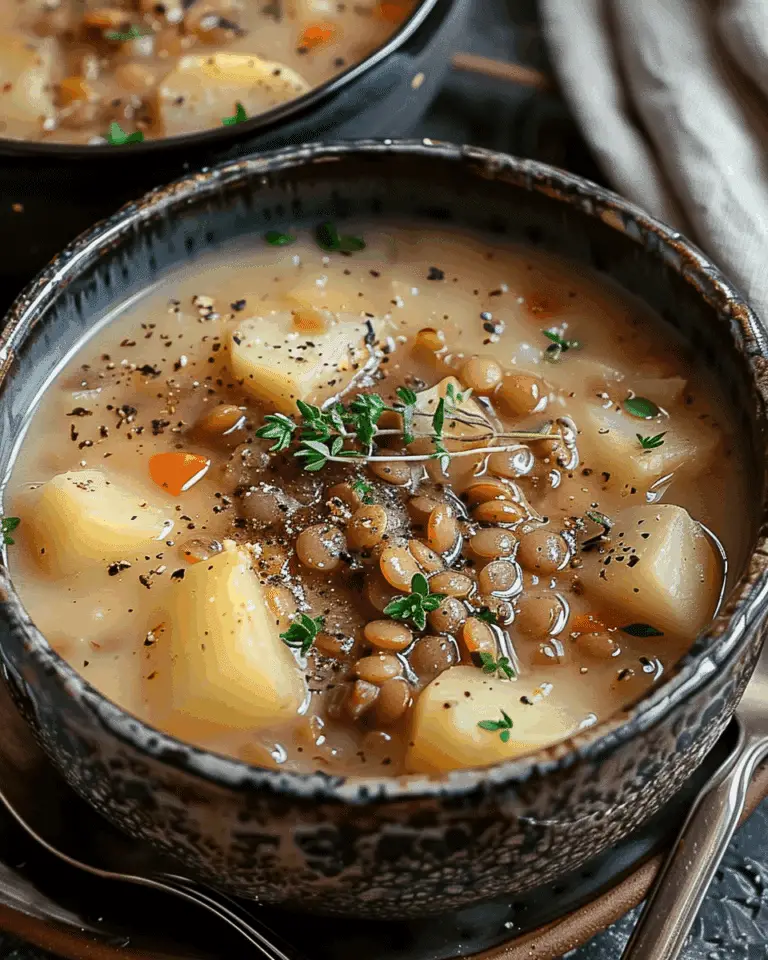 Hearty Lentil Vegetable Soup: A Comforting One-Pot Wonder