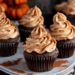 Chocolate Pumpkin Cupcakes