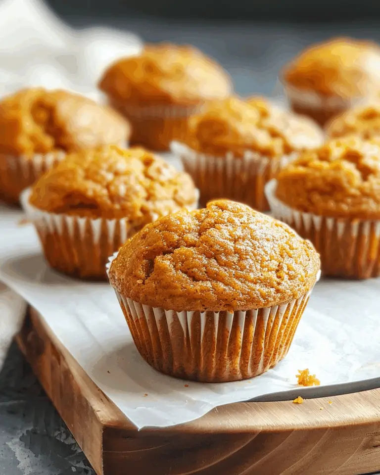 Pumpkin Muffins for Fall