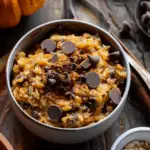 Pumpkin Chocolate Chip Baked Oatmeal