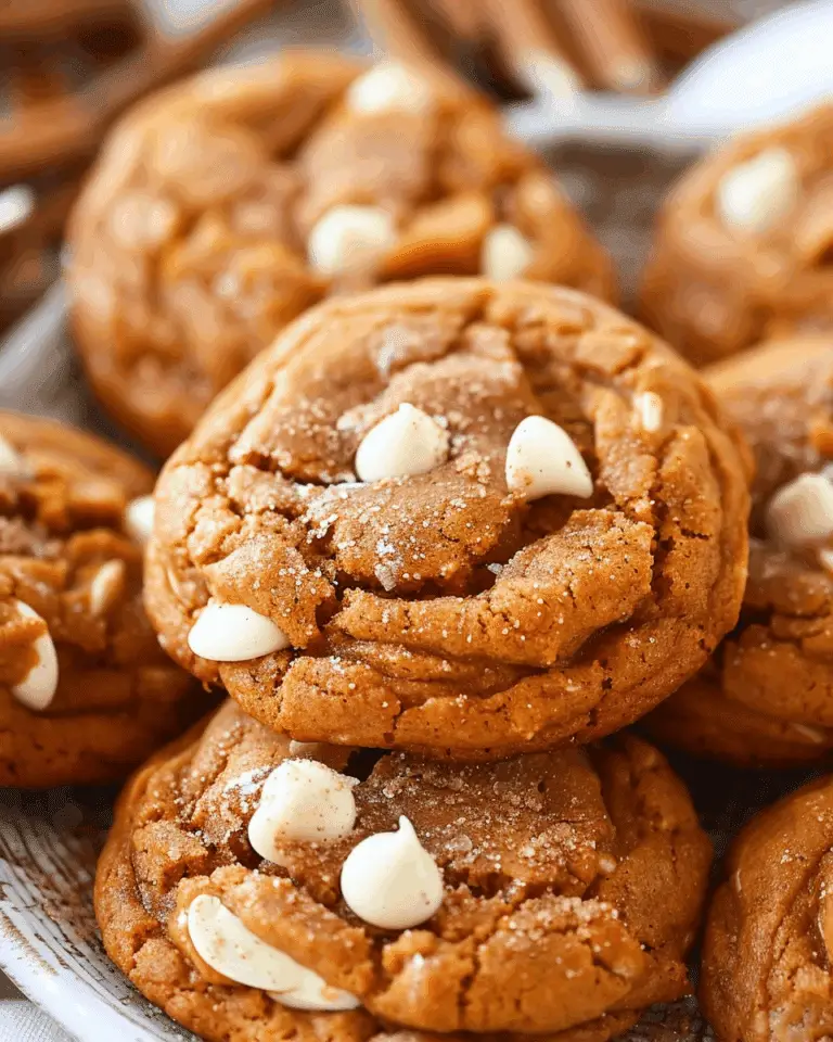 White Chocolate Pumpkin Snickerdoodles