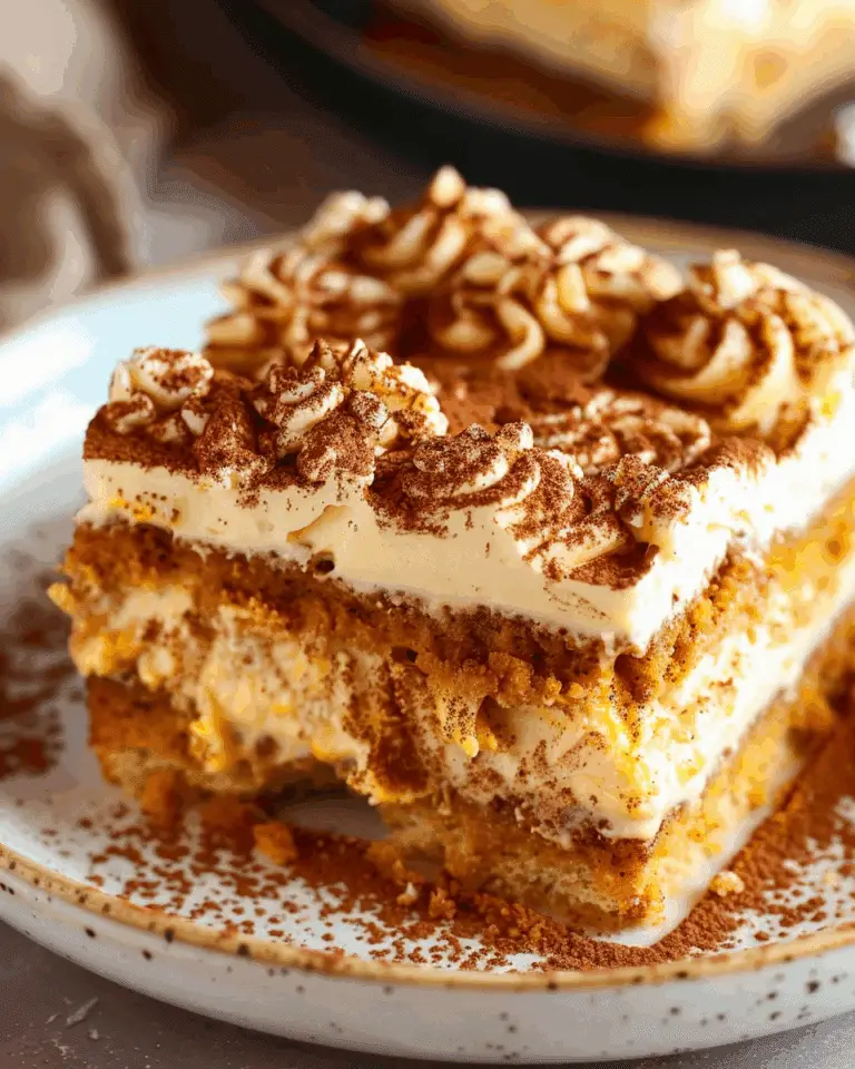 Creamy Pumpkin Tiramisu