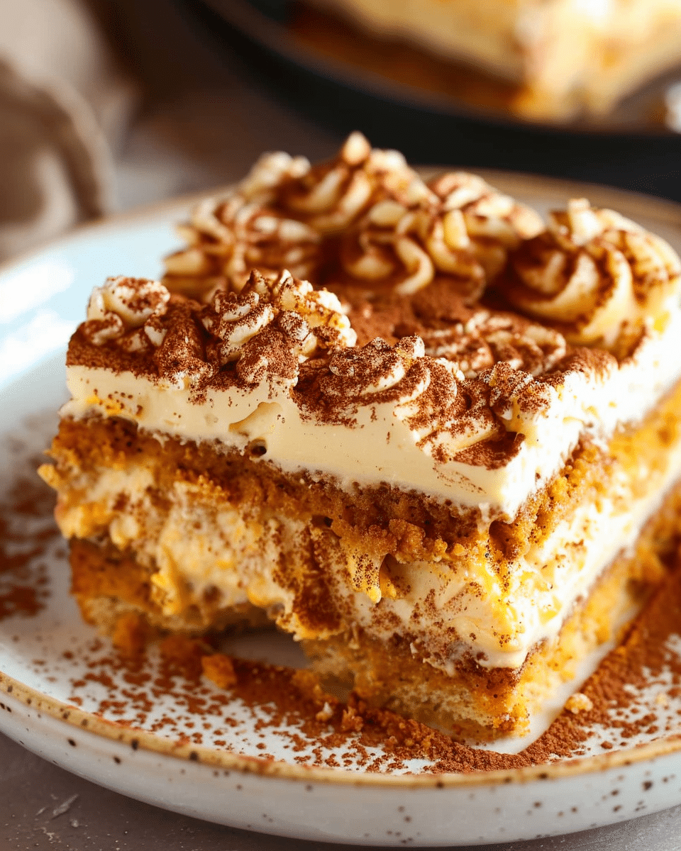 Creamy Pumpkin Tiramisu