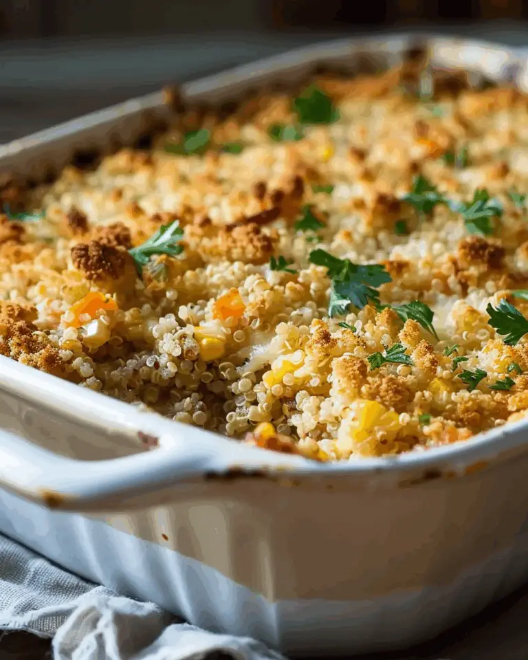 Veggie-Packed Quinoa Casserole