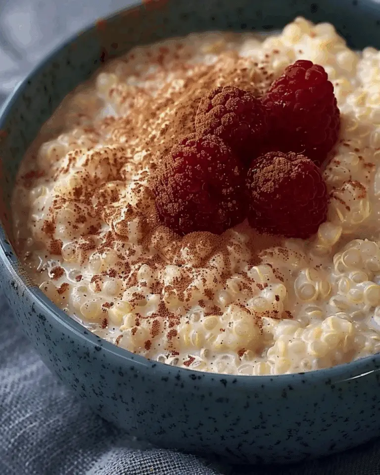 Creamy Vanilla Quinoa Pudding – A Wholesome Comfort Dessert