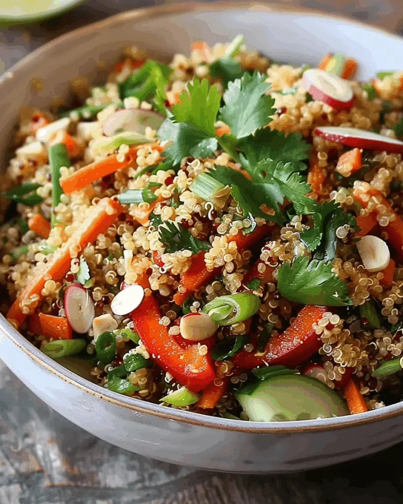 Thai Quinoa Crunch Salad