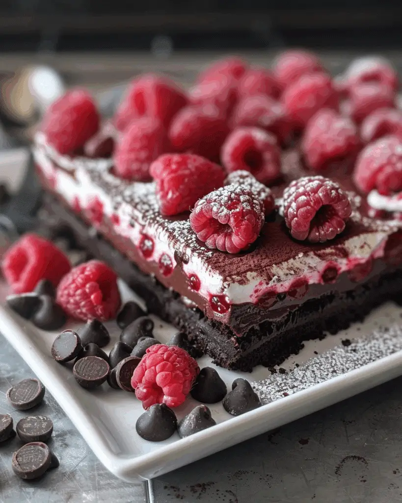 Raspberry Chocolate Lasagna