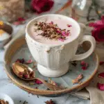 Rose Cardamom Tea Latte