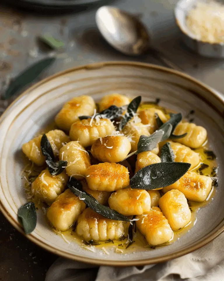 Sage Butter Gnocchi